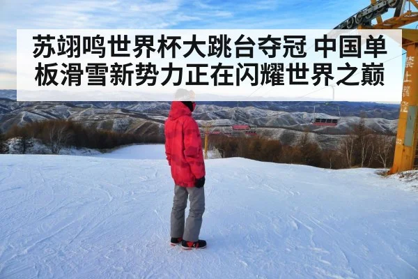 苏翊鸣世界杯大跳台夺冠 中国单板滑雪新势力正在闪耀世界之巅